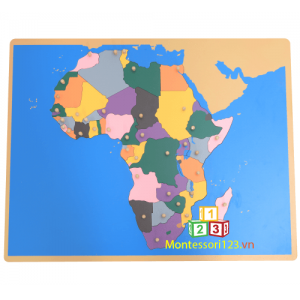 Ghép hình bản đồ Châu Phi - Puzzle of Africa 6