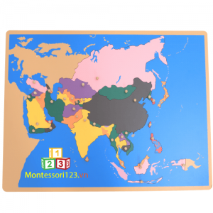 Ghép hình bản đồ Châu Á - Puzzle of Asia 5