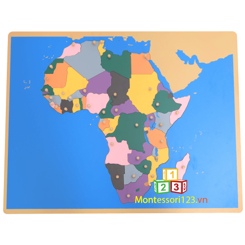 Ghép hình bản đồ Châu Phi - Puzzle of Africa 6
