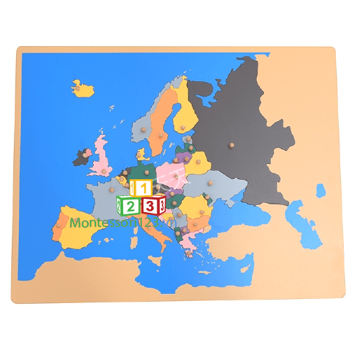 Ghép hình bản đồ Châu Âu - Puzzle Map of Europe 2